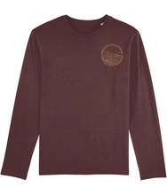 Load image into Gallery viewer, Burgundy Emerald Isle Apparel Long Sleeve T-Shirt