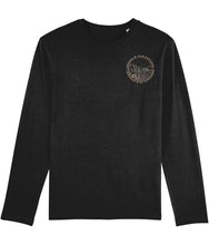 Load image into Gallery viewer, Black Emerald Isle Apparel Shuffler Long Sleeve T-Shirt