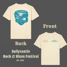 Load image into Gallery viewer, Blues Festival Cream T-Shirt