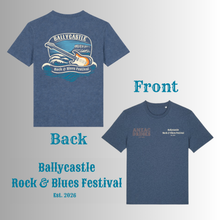 Load image into Gallery viewer, Blues Festival Light Blue T Shirt