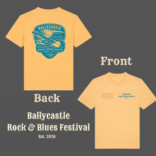 Load image into Gallery viewer, Blues Festival Orange T Shirt