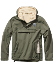 Load image into Gallery viewer, Emerald Isle Apparel Winter Sherpa Windbreaker