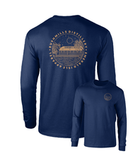 Load image into Gallery viewer, Navy Emerald Isle Apparel Long Sleeve T-Shirt