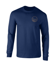Load image into Gallery viewer, Navy Emerald Isle Apparel Long Sleeve T-Shirt
