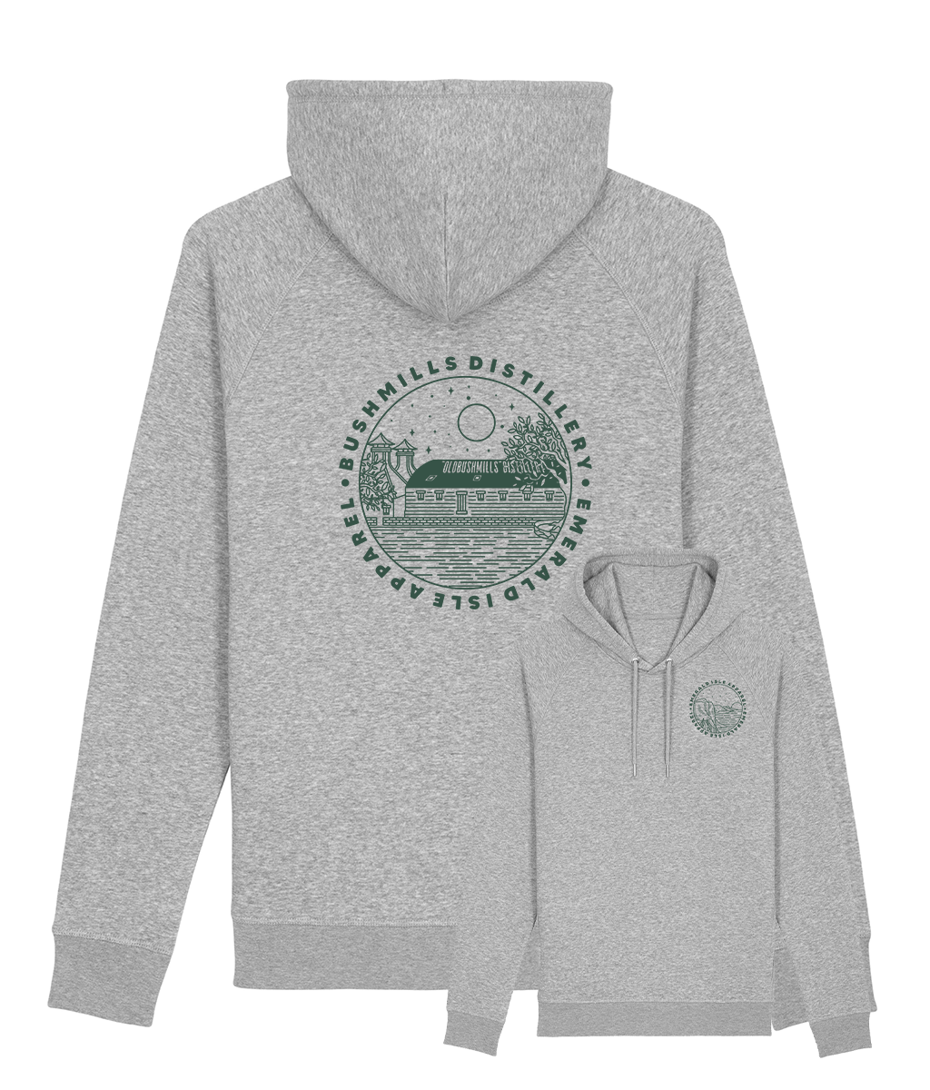 Grey Bushmills Pullover Side Pocket Hoodie