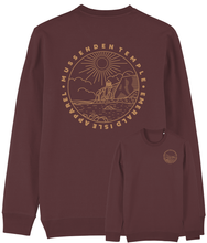 Load image into Gallery viewer, Burgundy Mussenden Temple Sweatshirt
