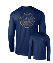 Load image into Gallery viewer, Navy Emerald Isle Apparel Long Sleeve T-Shirt
