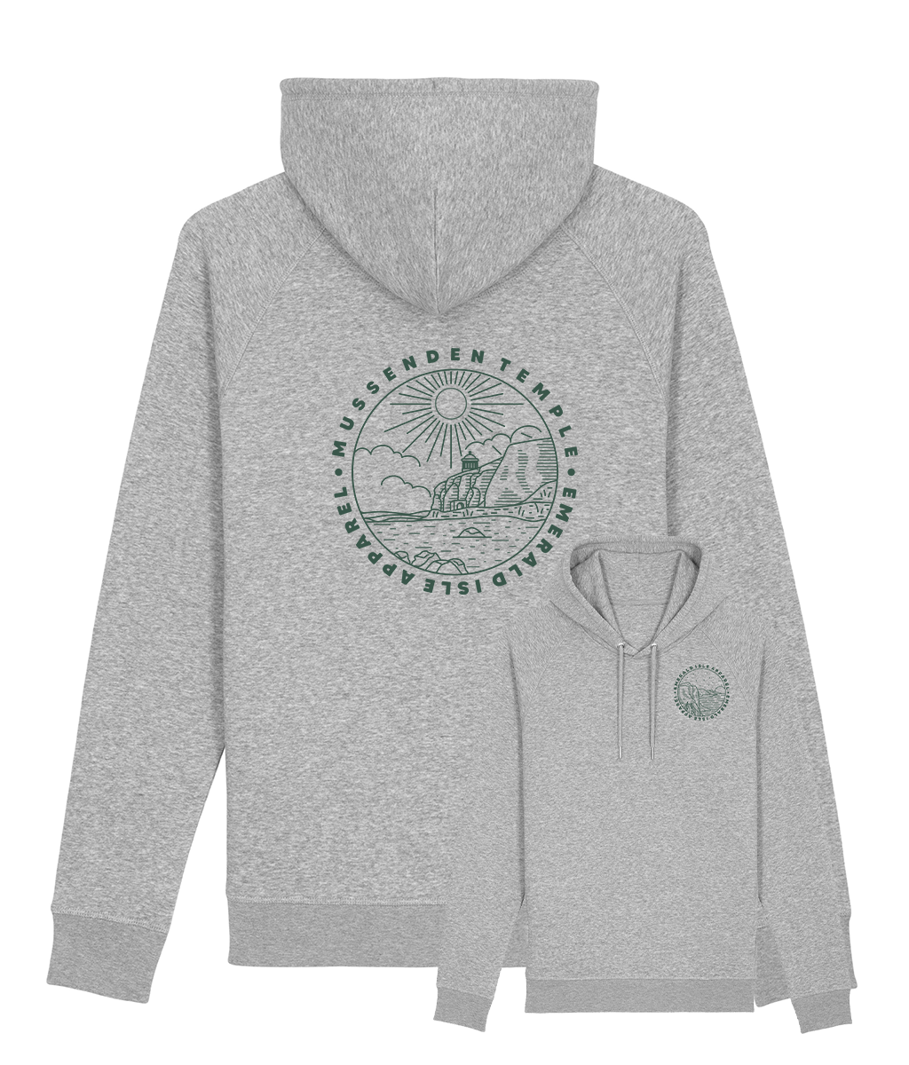 Grey Mussenden Temple Pullover Side Pocket Hoodie