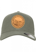Load image into Gallery viewer, Olive Brushed Twill Emerald Isle Apparel Cap
