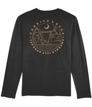 Load image into Gallery viewer, Black Carrick-A-Rede Shuffler Long Sleeve T-Shirt
