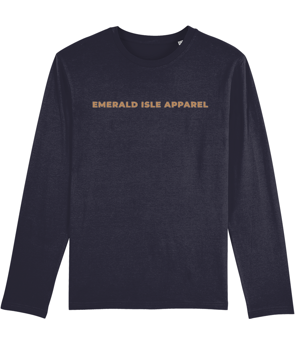 Navy Emerald Isle Apparel Shuffler Long Sleeve T-Shirt