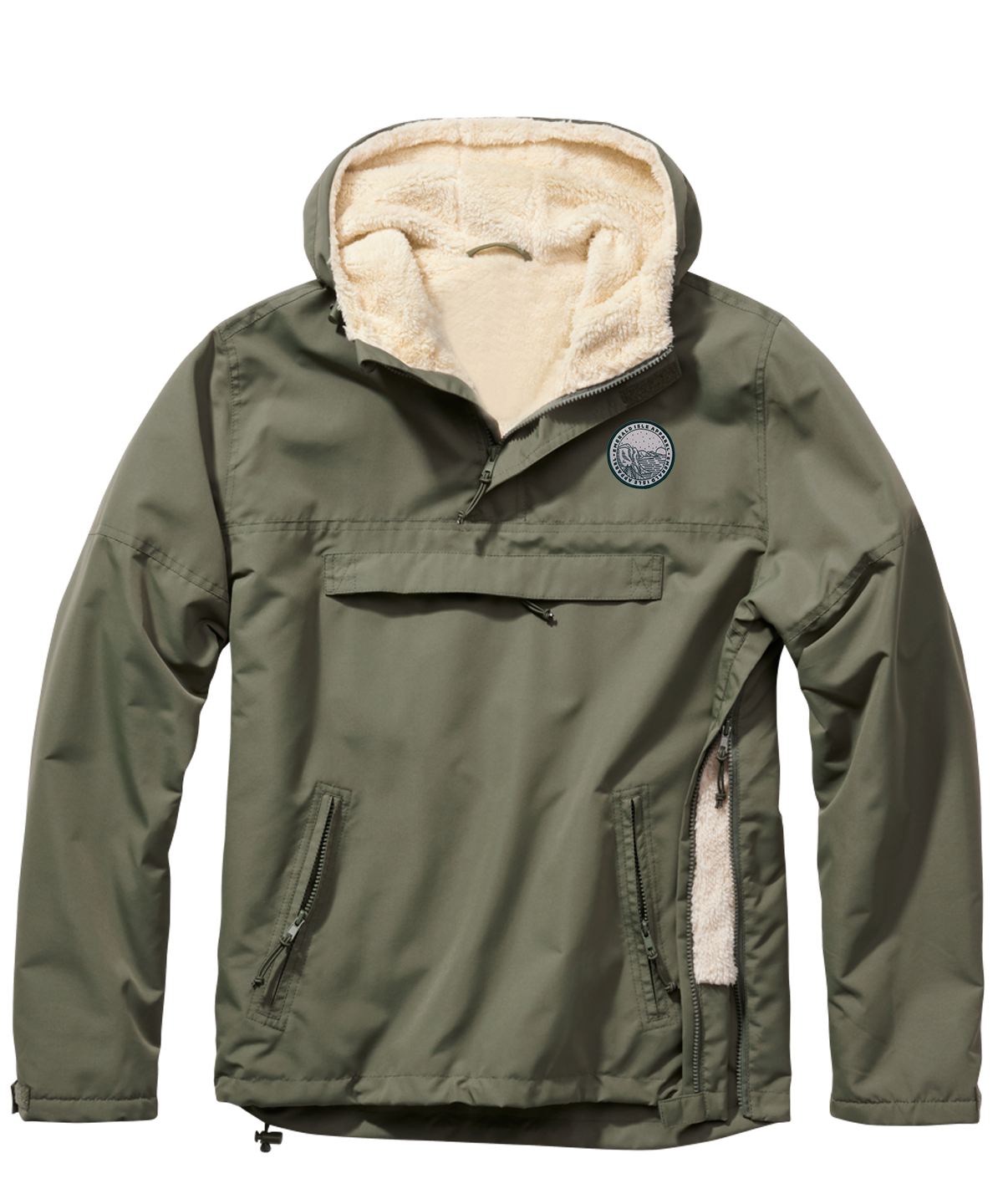 Emerald Isle Apparel Winter Sherpa Windbreaker