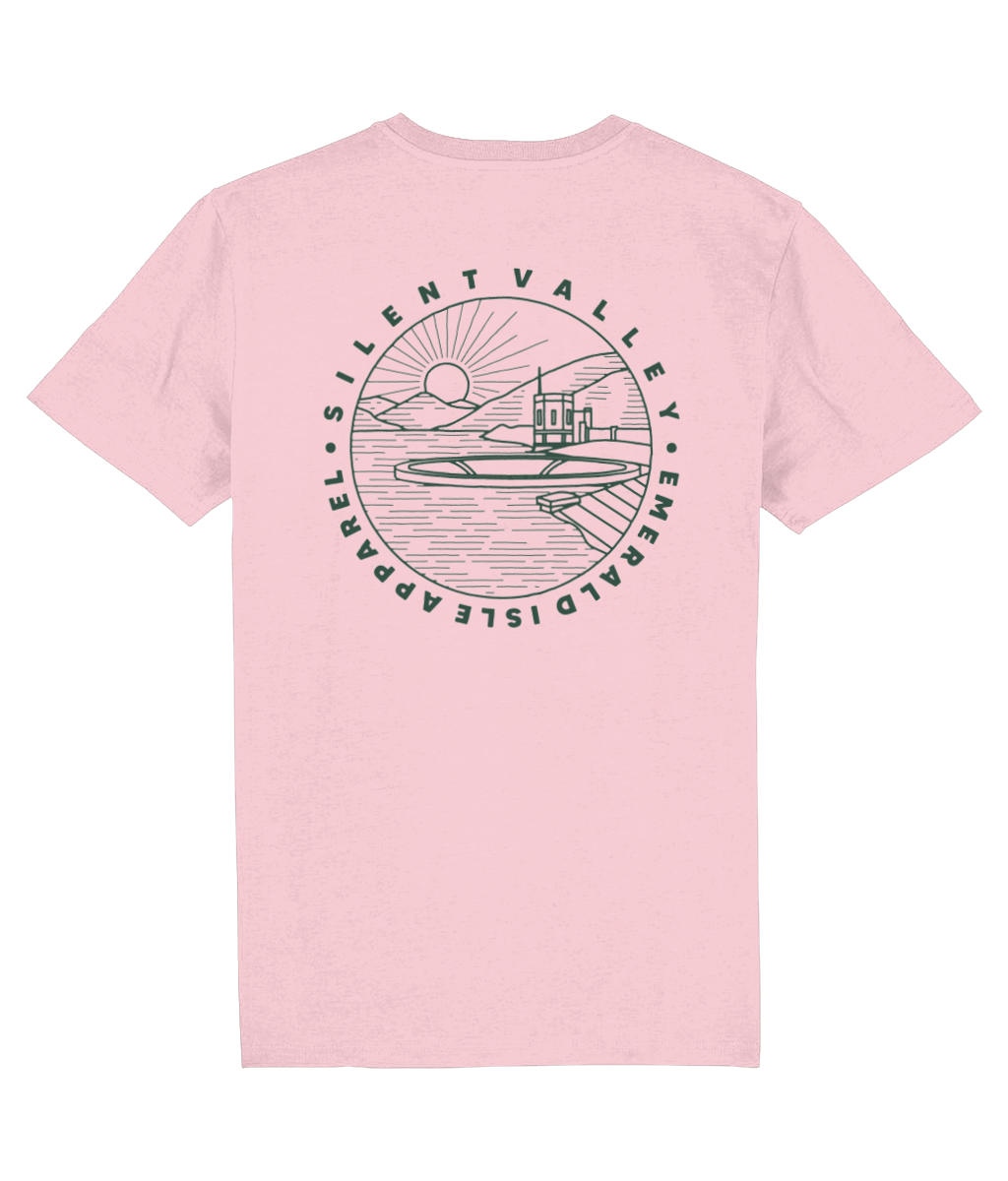 Cotton Pink Silent Valley Unisex T-Shirt – Emerald Isle Apparel
