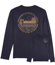 Load image into Gallery viewer, Navy Bushmills Shuffler Long Sleeve T-Shirt
