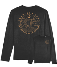 Load image into Gallery viewer, Black Carrick-A-Rede Shuffler Long Sleeve T-Shirt
