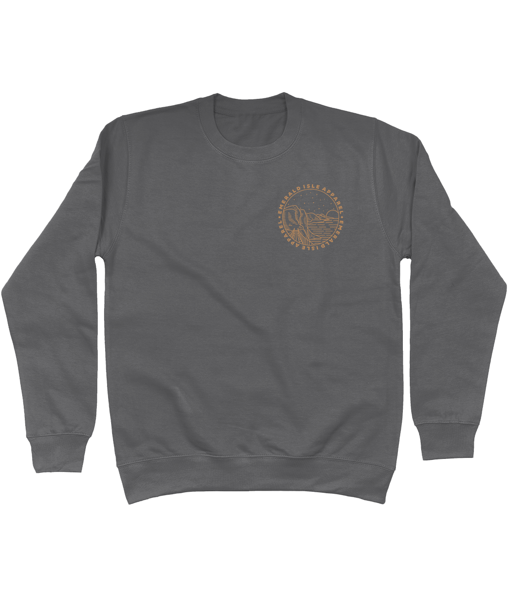 Mini Me Grey Emerald Isle Apparel Logo Sweatshirt